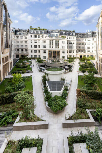 Vue aérienne du centre d'affaires Paris Trocadéro